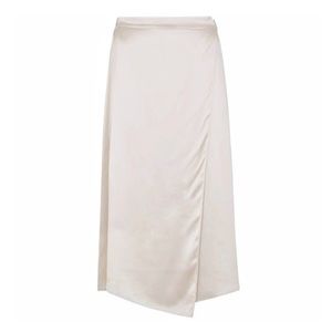 VINCE Drape Panel Silk Skirt